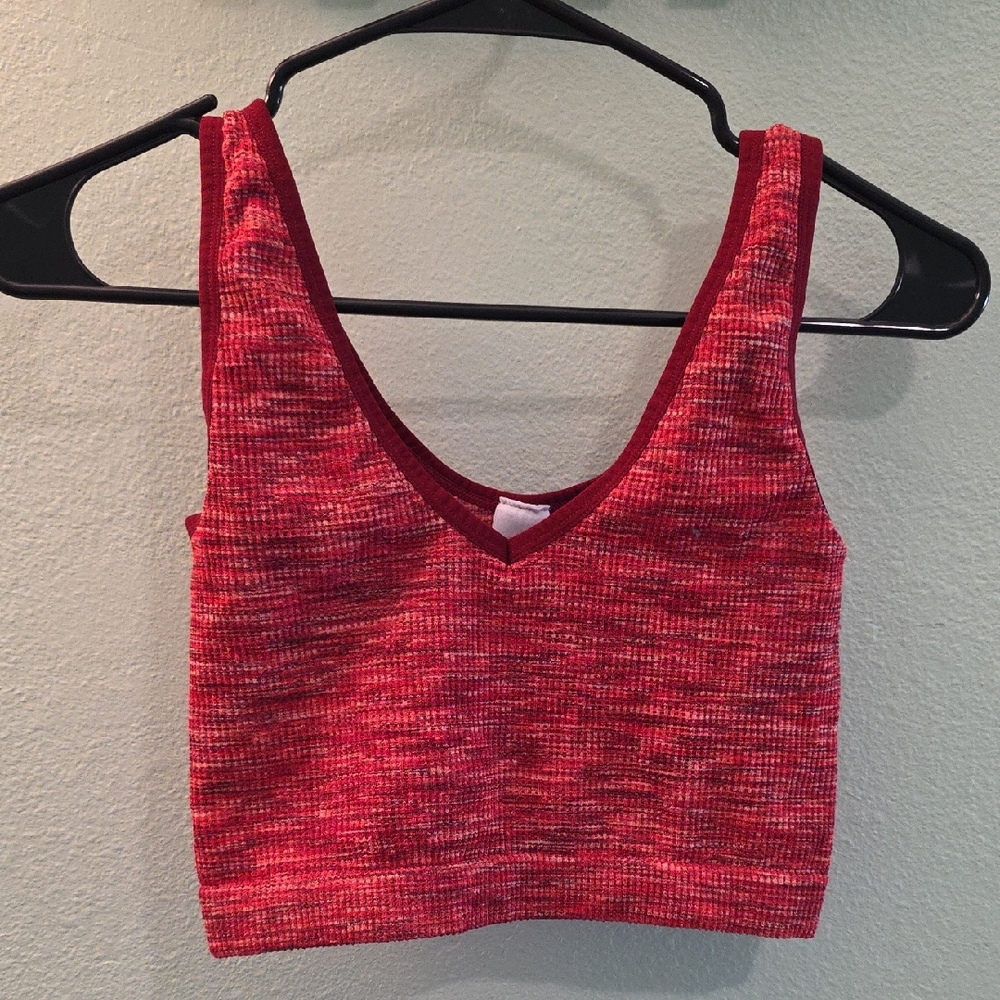 Colsie Red Crop Top